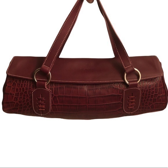 claudia firenze Handbags - Claudia Firenze burgandy red leather bag